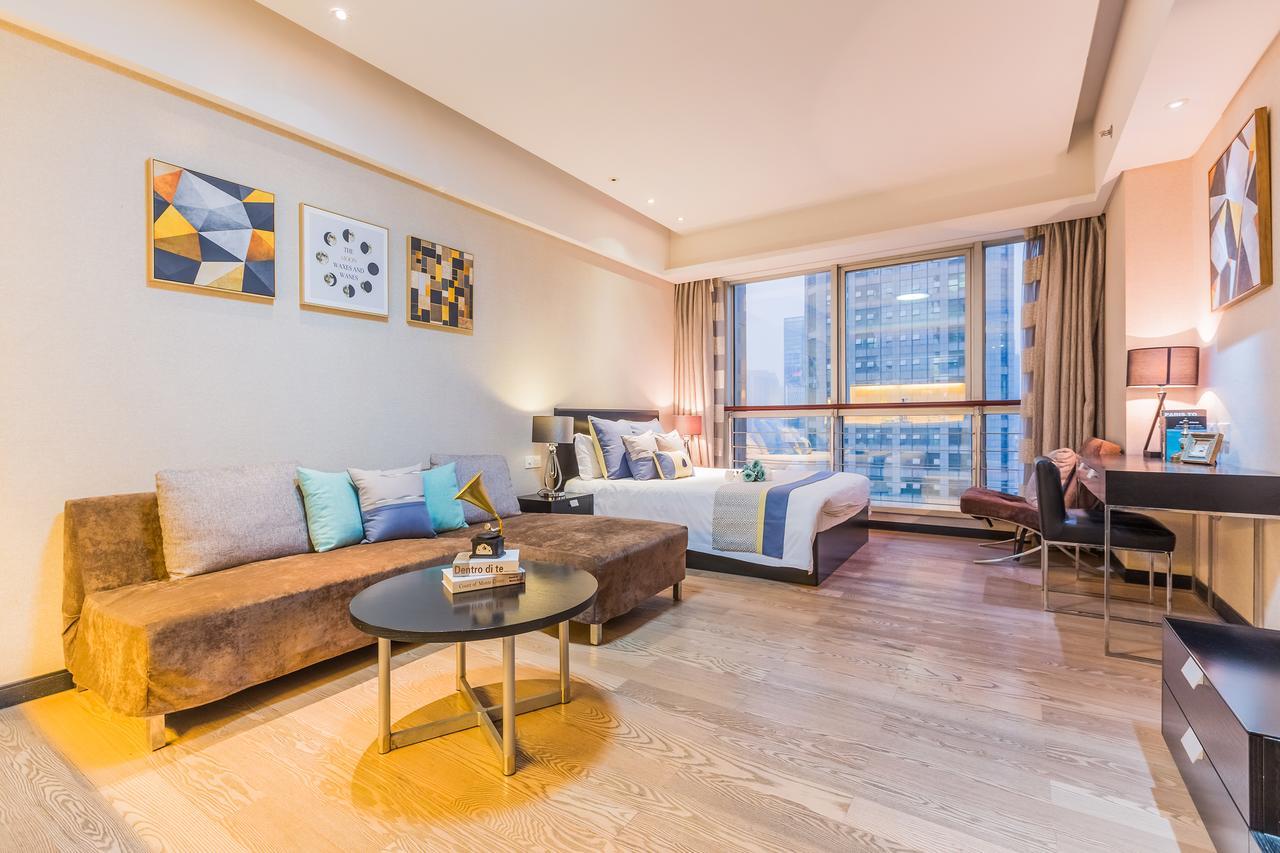 Binjiang Starlight Public Pavilion Hotel Apartment Hangzhou Eksteriør billede